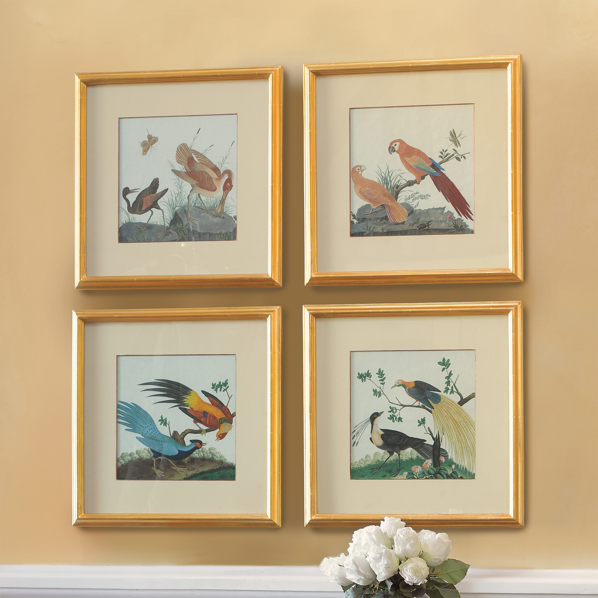 EGRET AND SPOONBILL WATERCOLOR