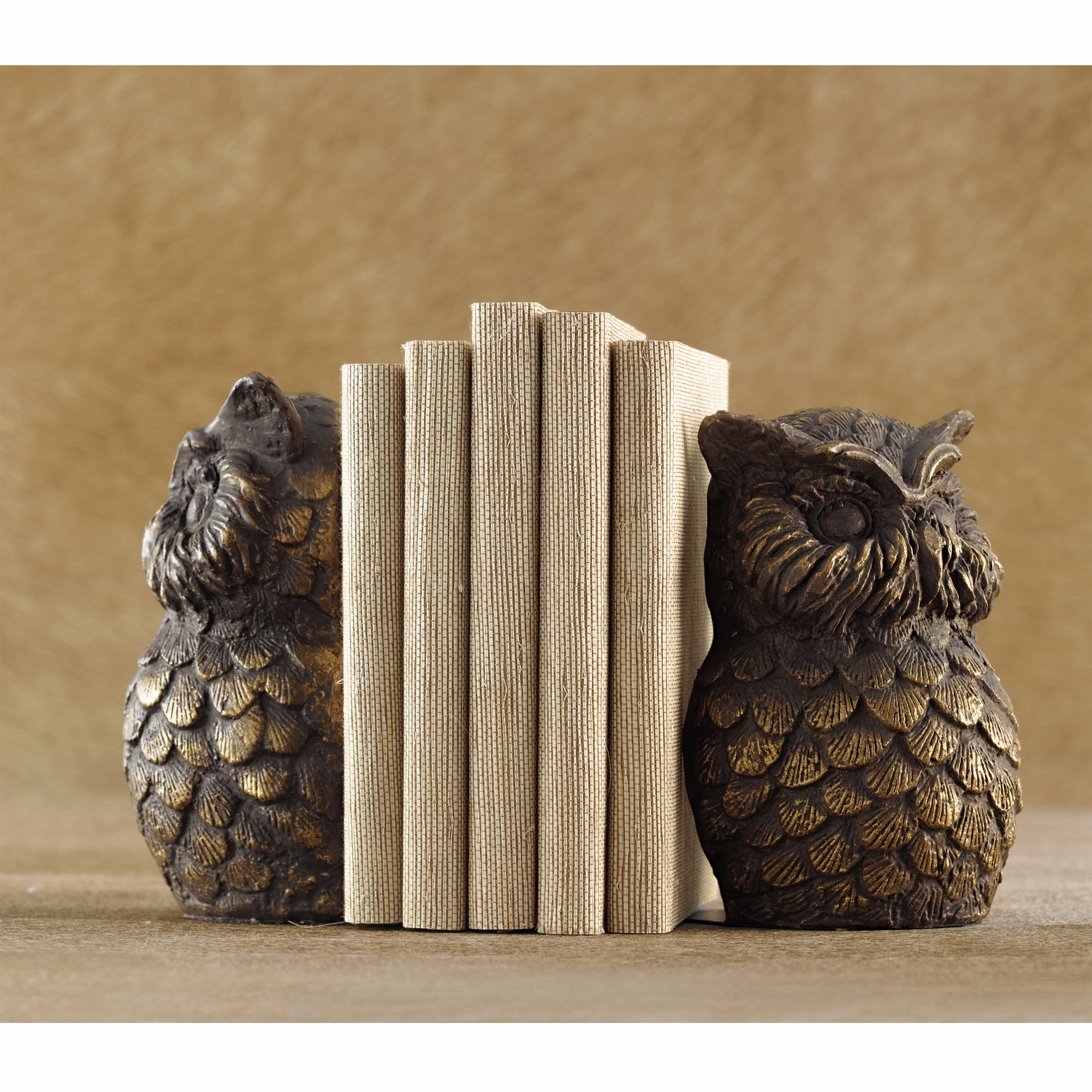 OWL BOOKENDS PAIR