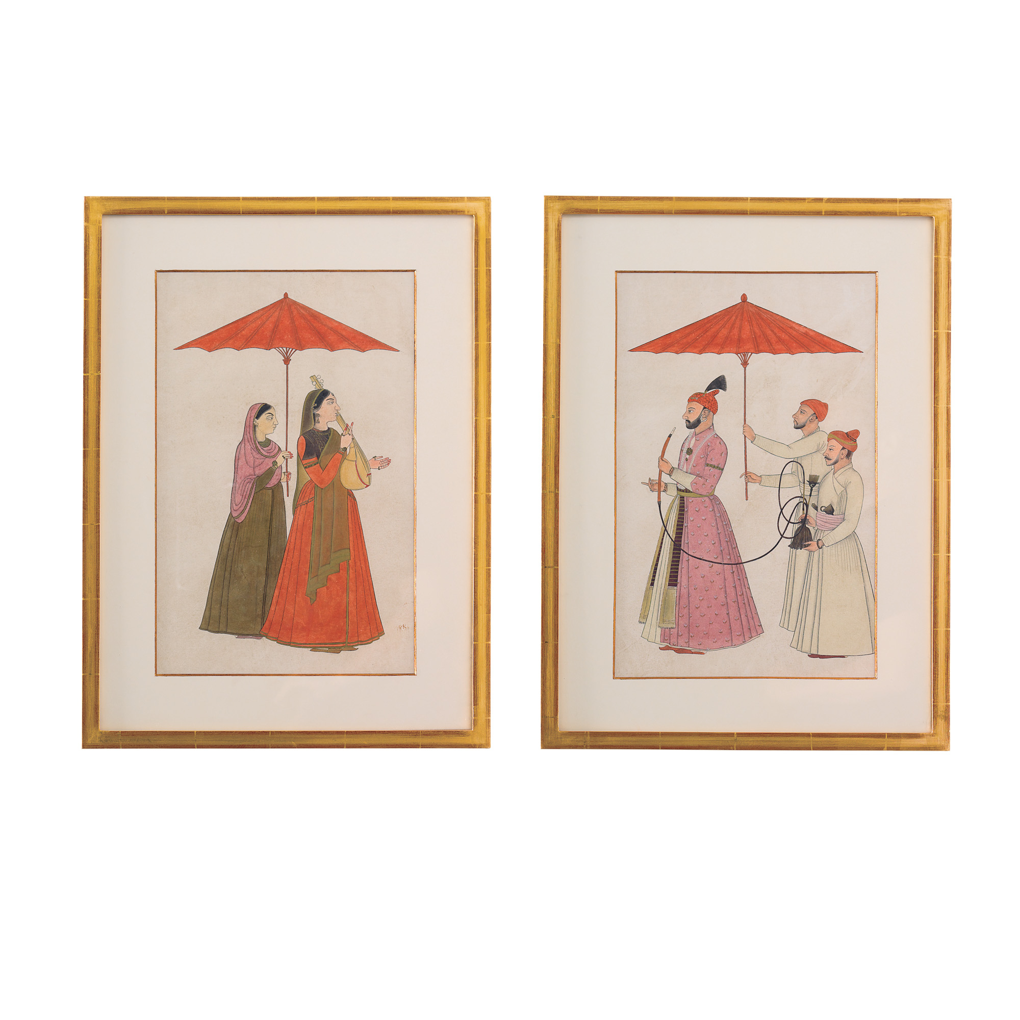 MAHARANI AND ATTENDANT PRINT