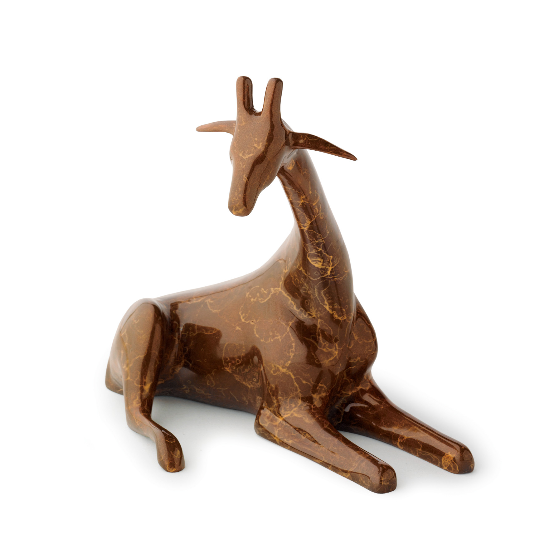 AMBER GIRAFFE SITTING