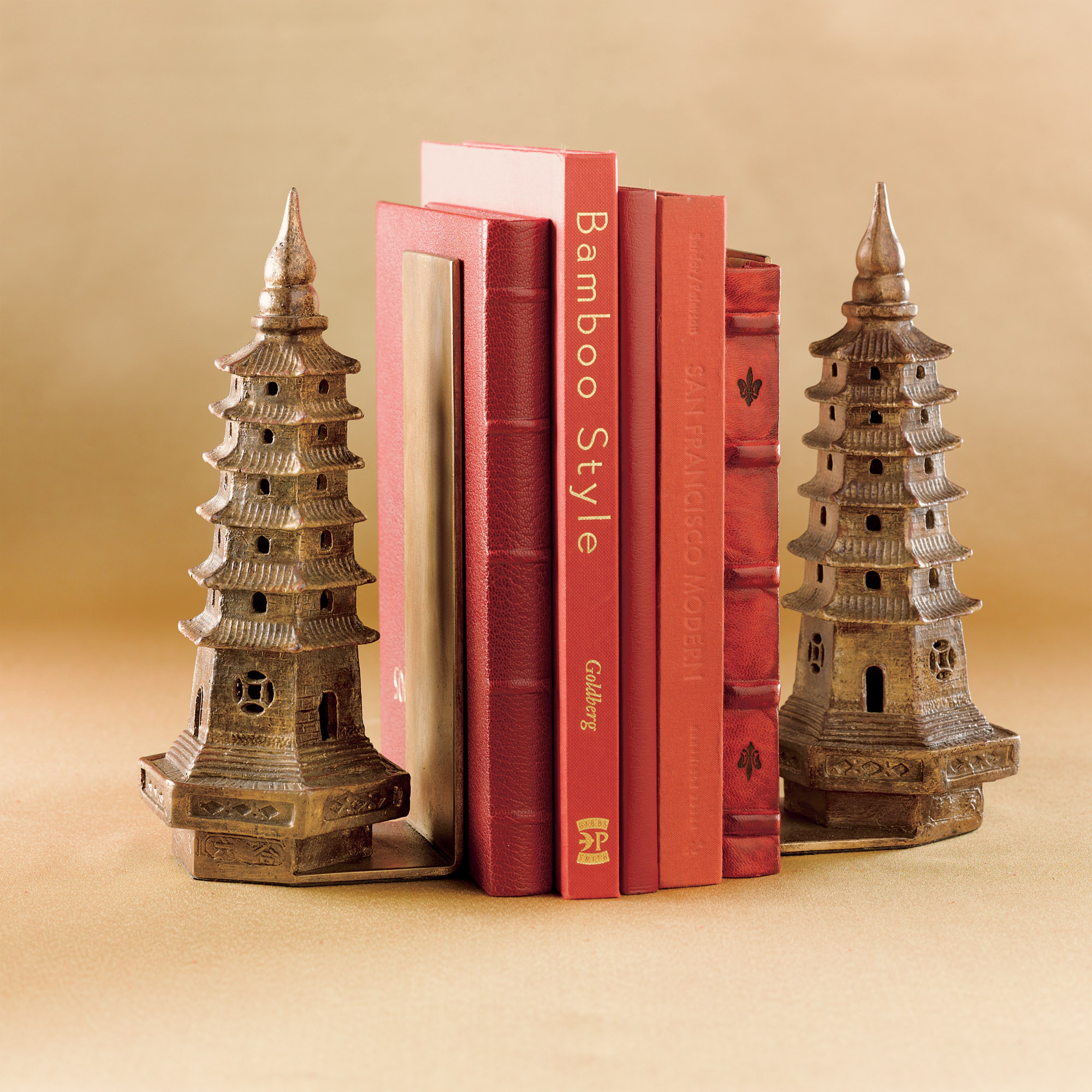 PAGODA BOOKENDS