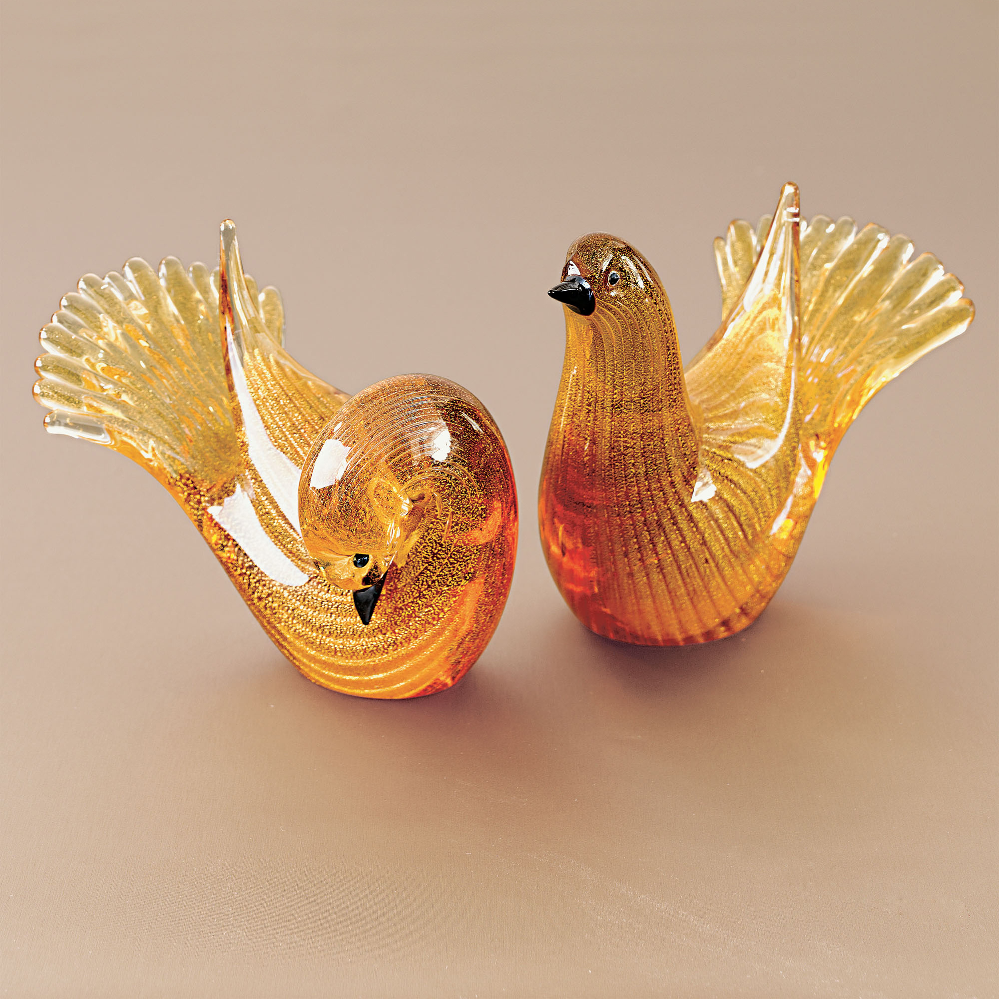 Murano Glass Doves