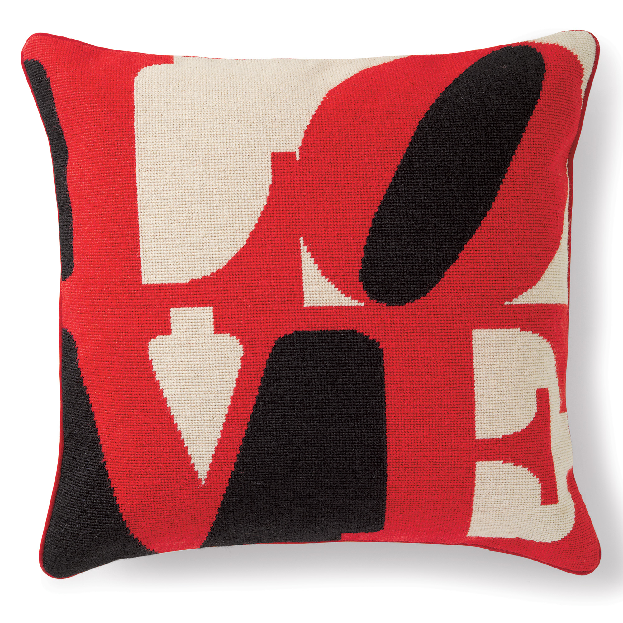 L O V E PILLOW NEEDLEPOINT