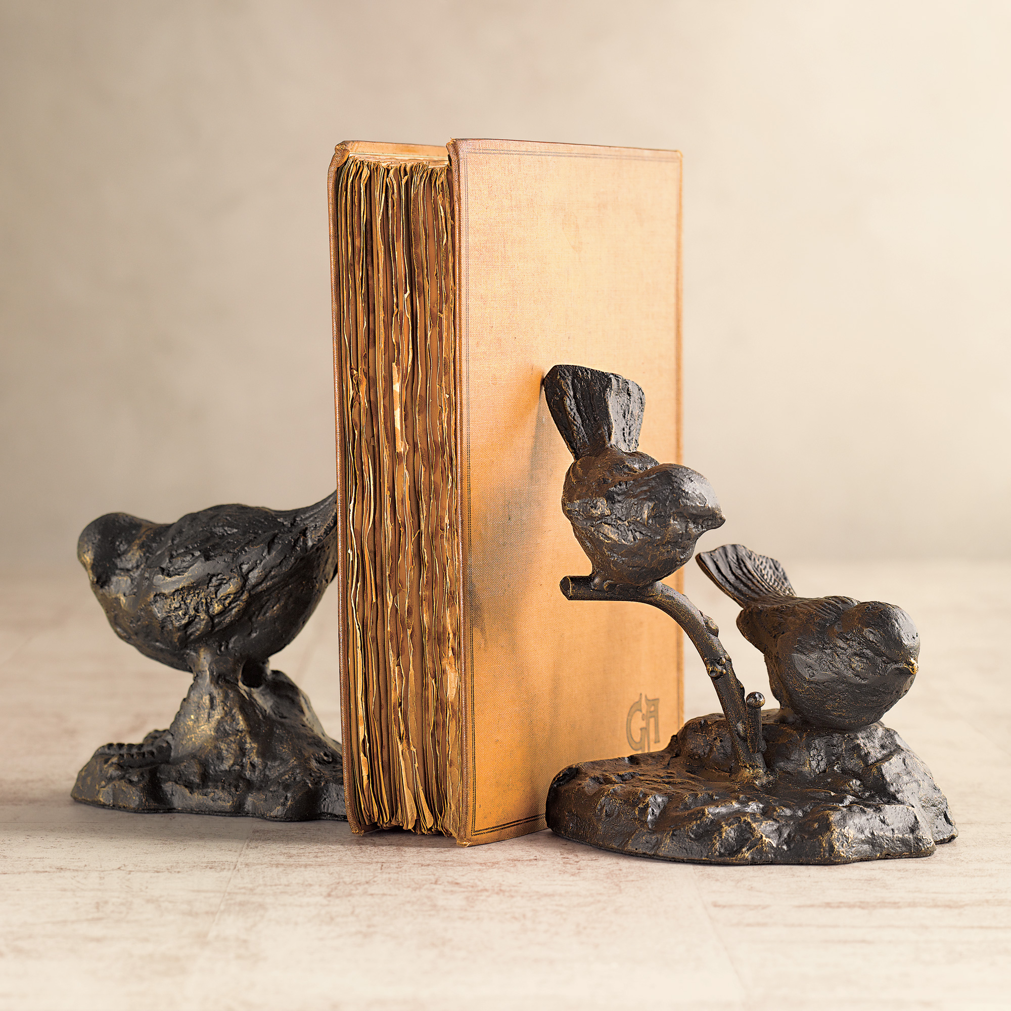 Sparrow Bookends