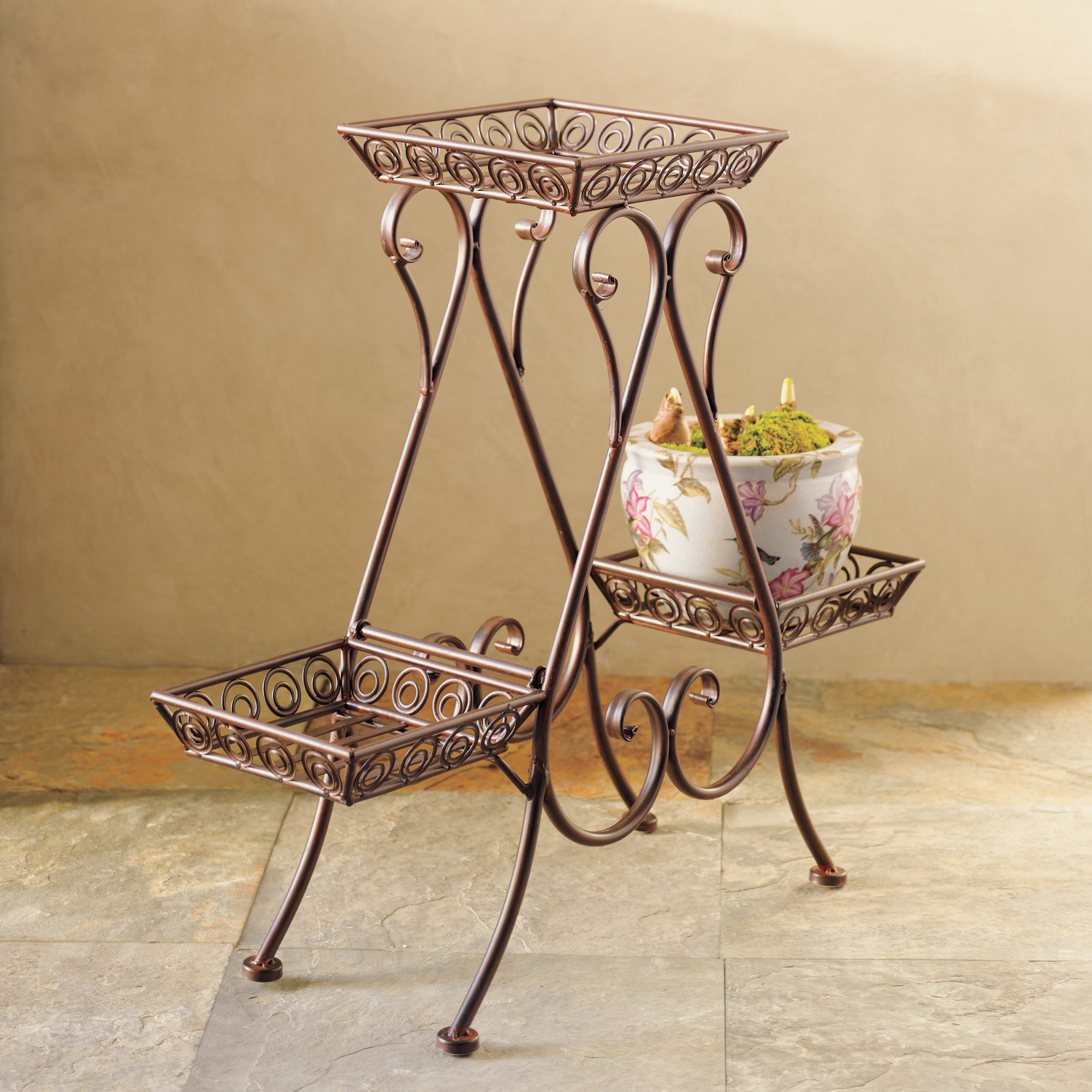 Scrolled Plant Stand 