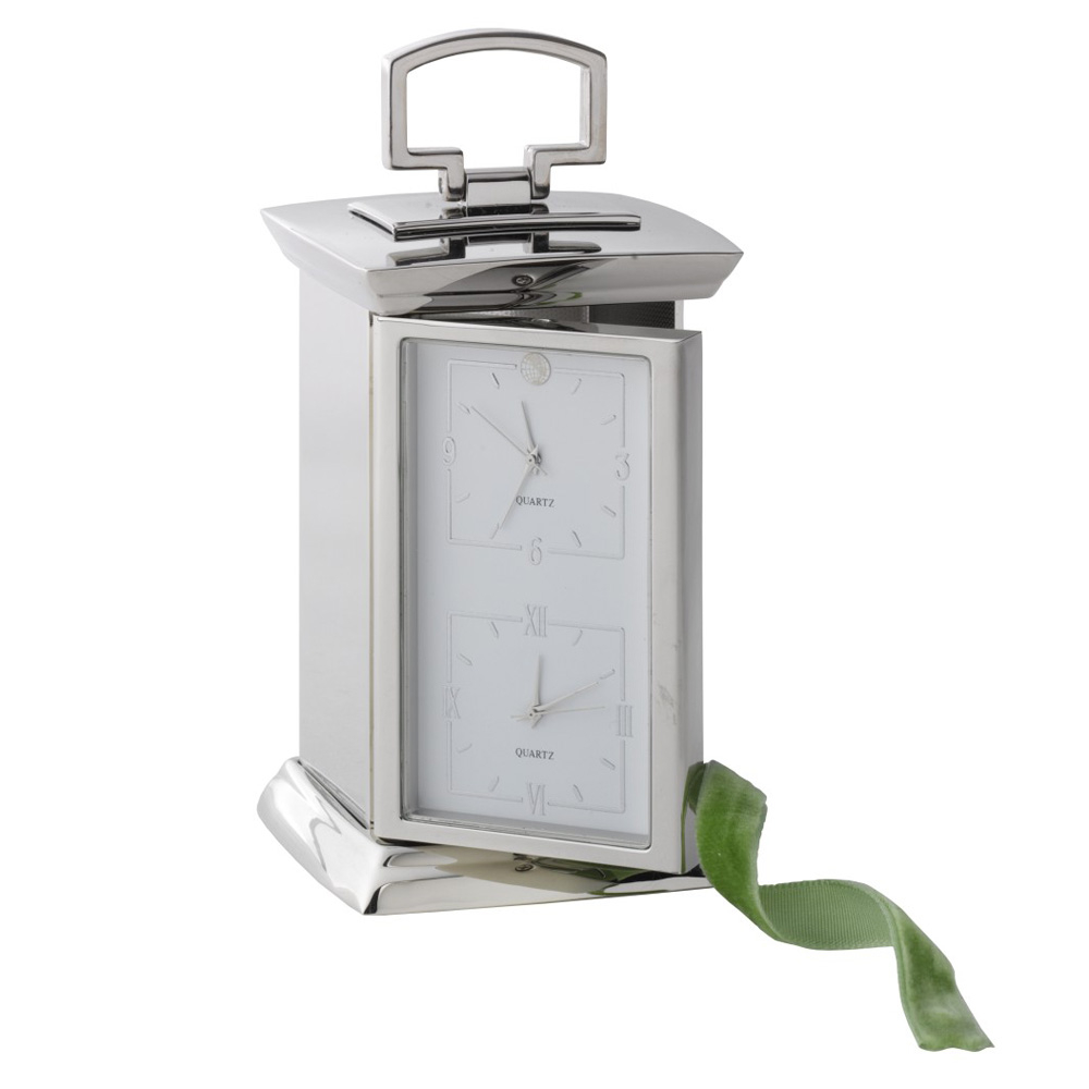 Dual-Time Carriage Clock