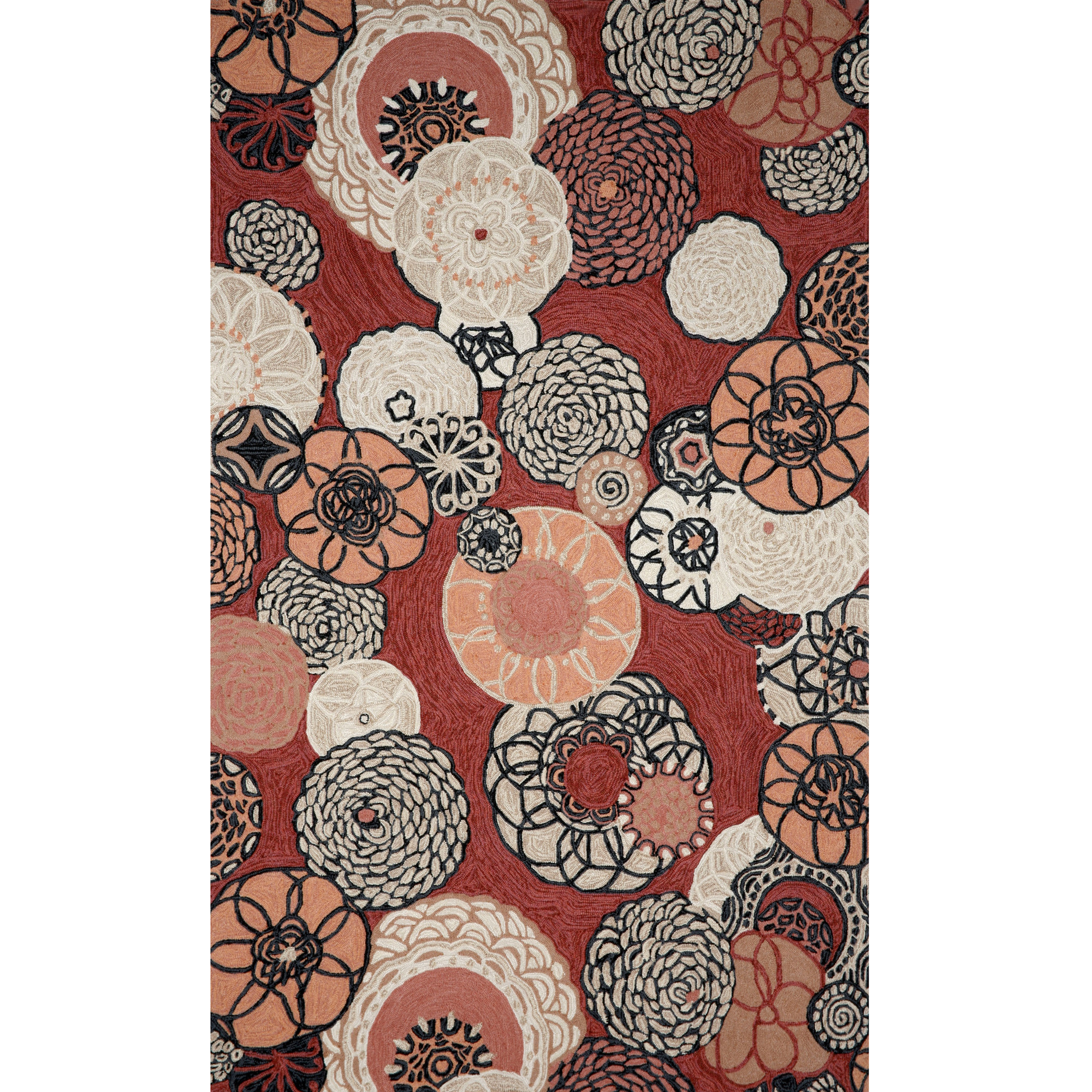 CHRYSANTHEMUM INDOOR OUTDOOR RUG 2X3