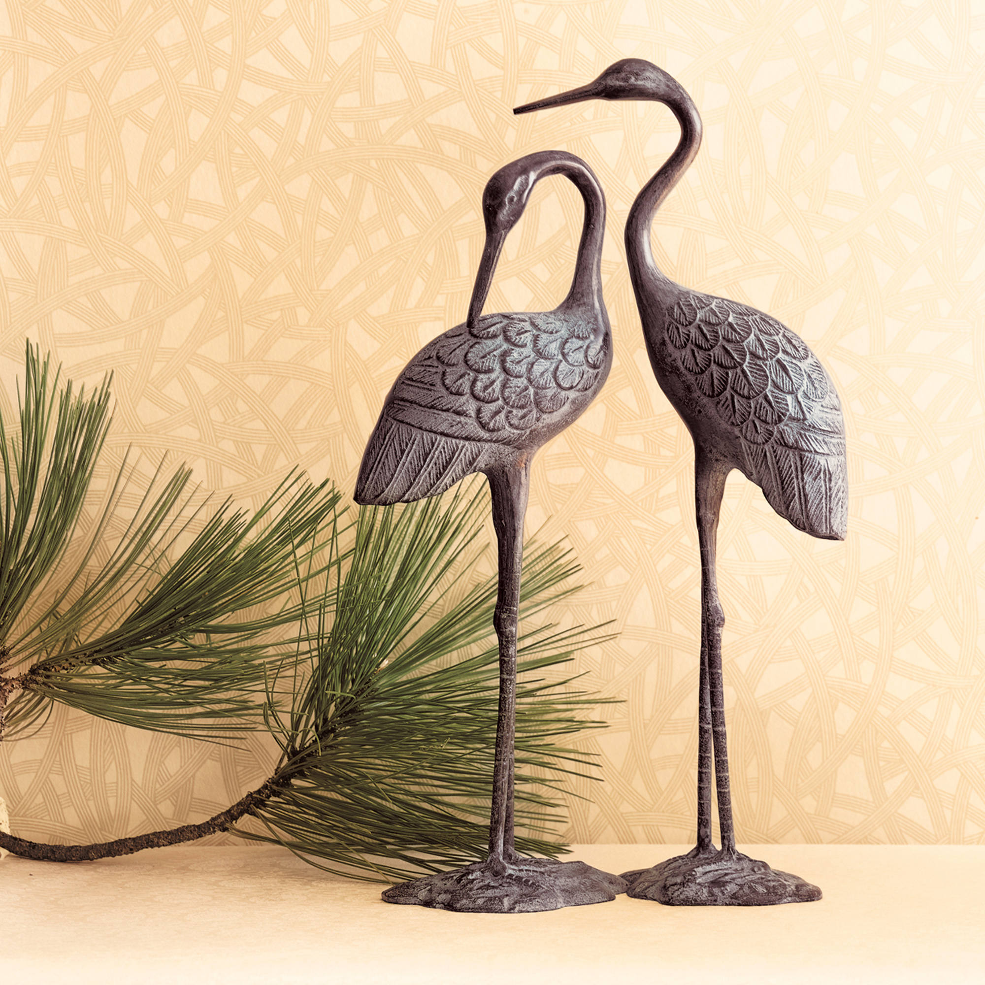 GARDEN LOVE CRANE PAIR
