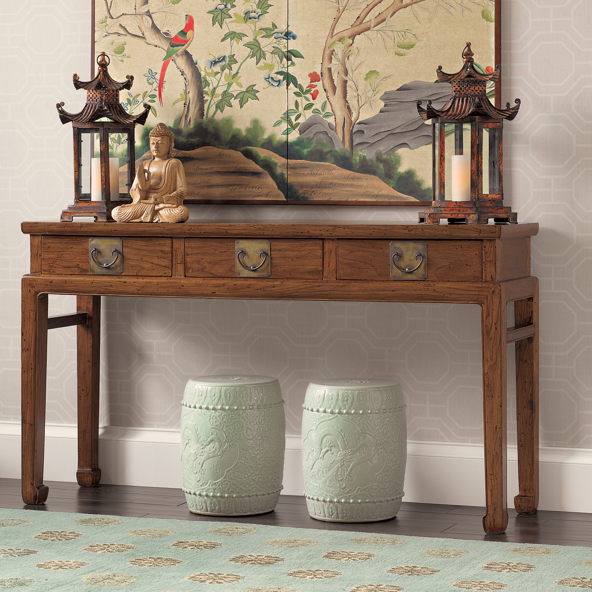3 DRAWER CONSOLE TABLE