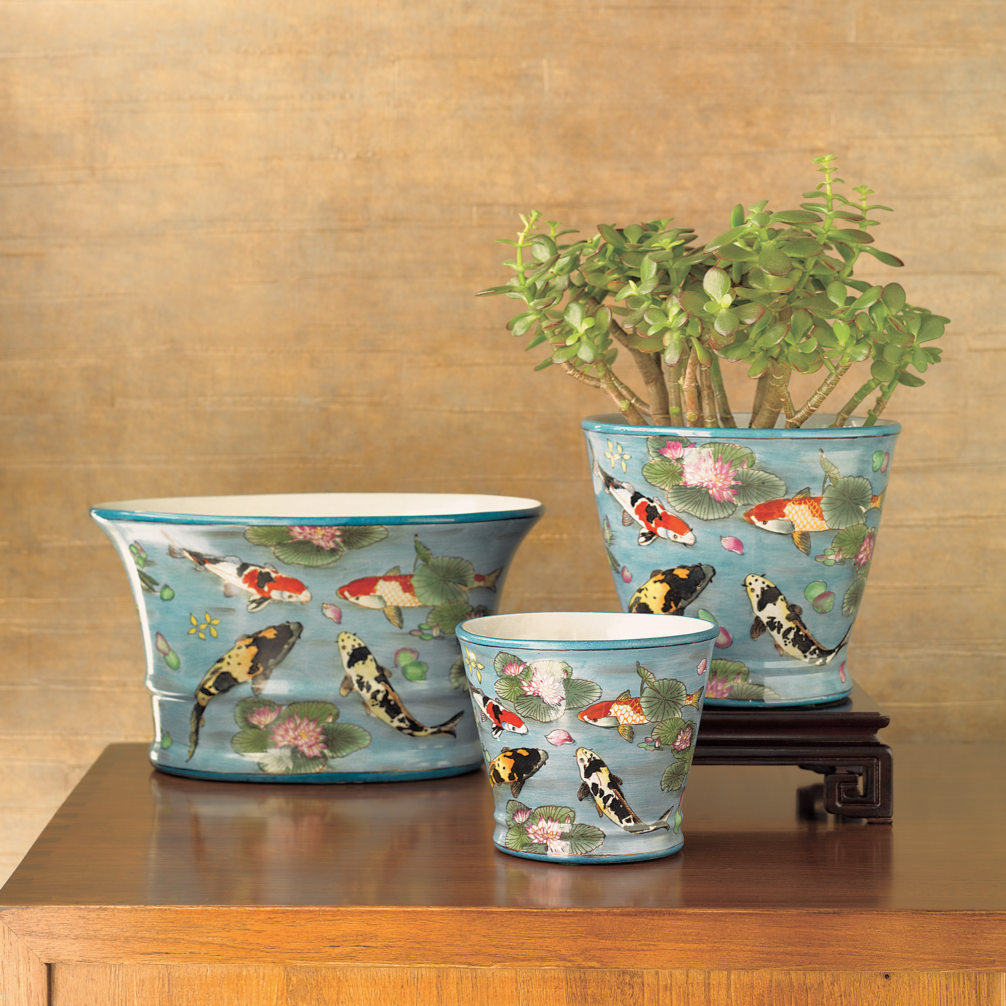 KOI OVAL CACHEPOT