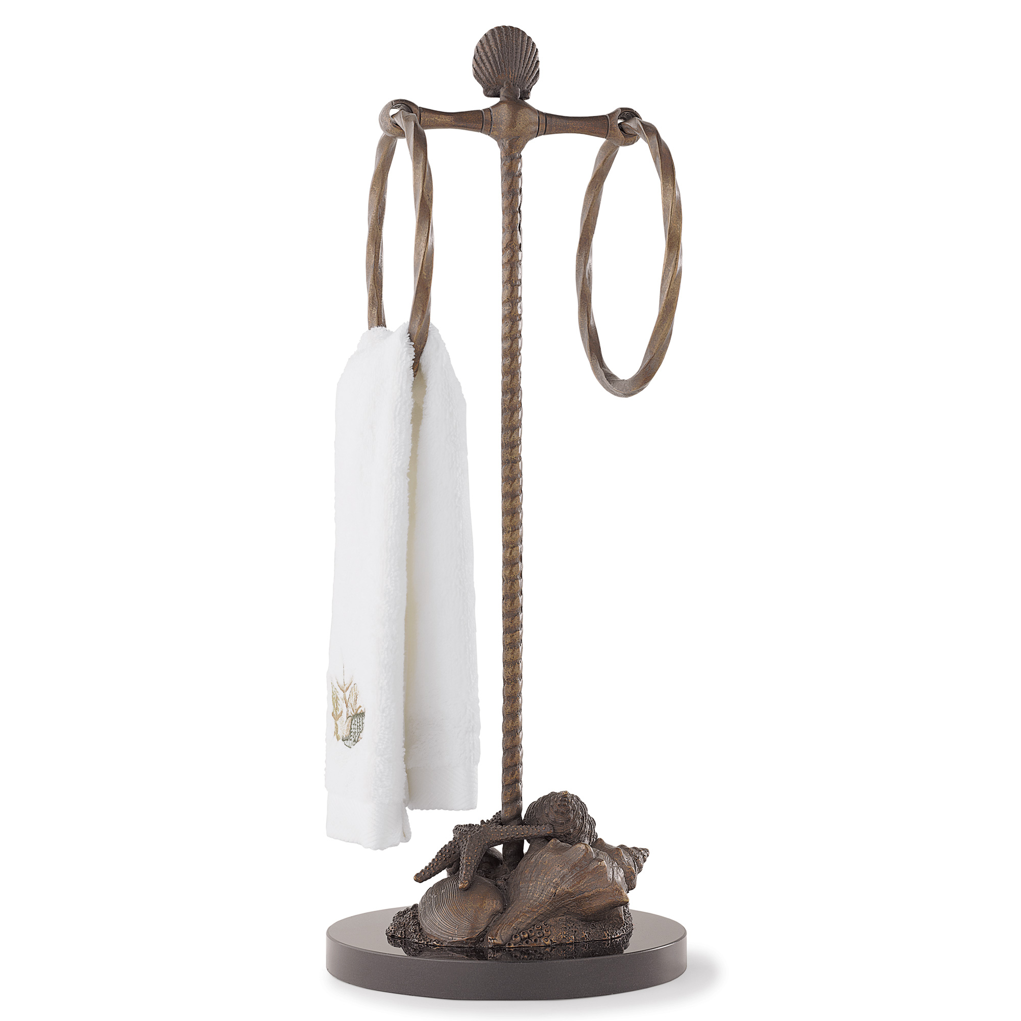 SEASHELL TOWEL HOLDER