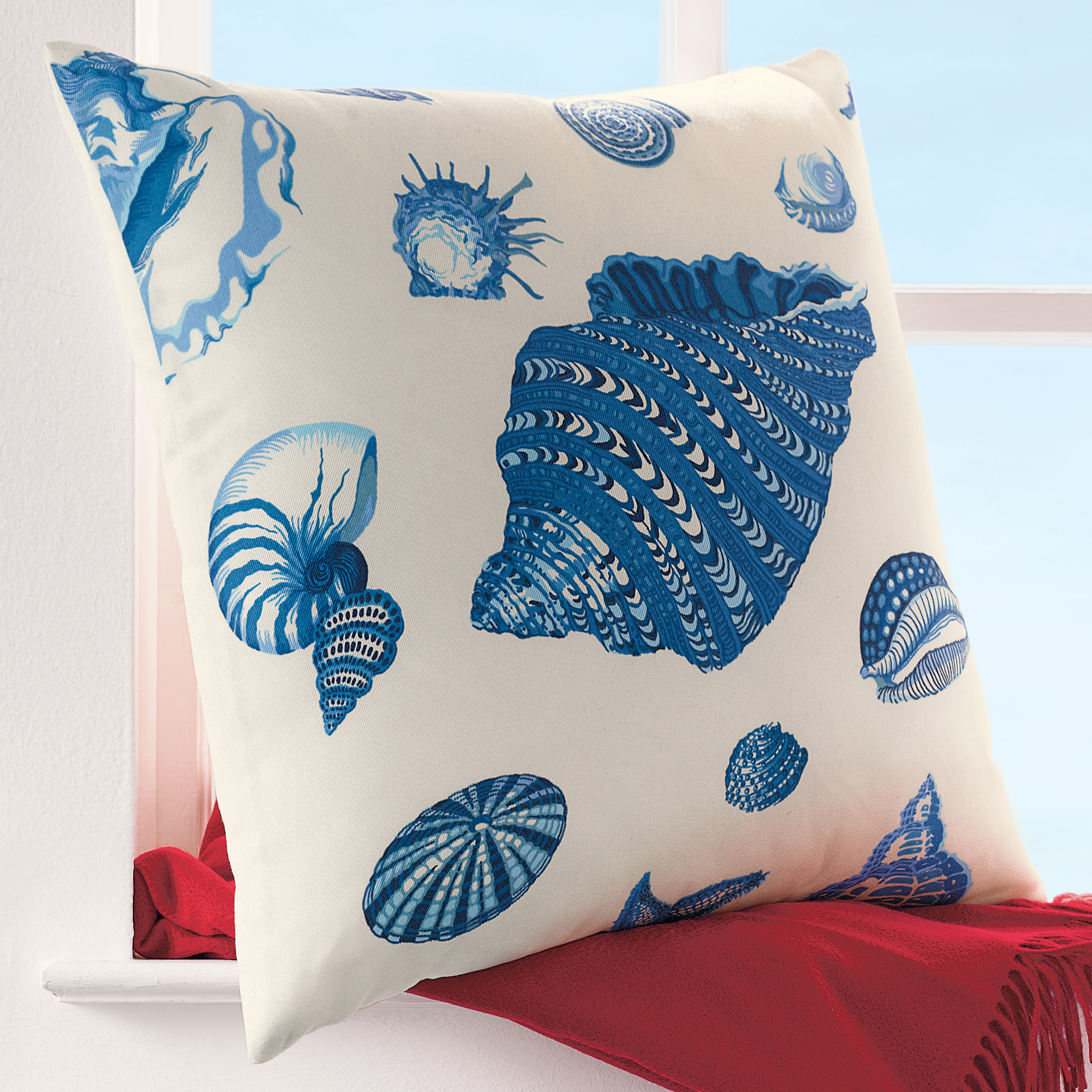 INDOOR OUTDOOR SHELLS PILLOW