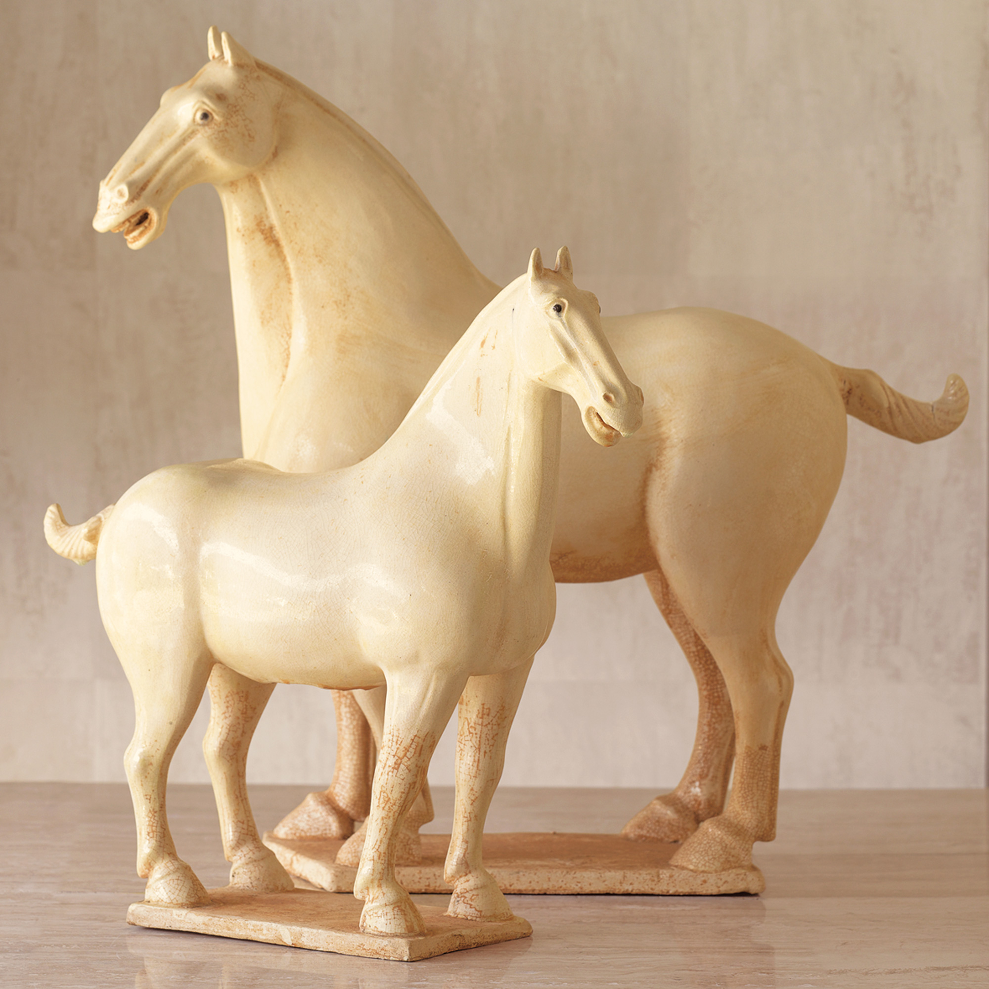 SMALL WHITE TANG HORSE