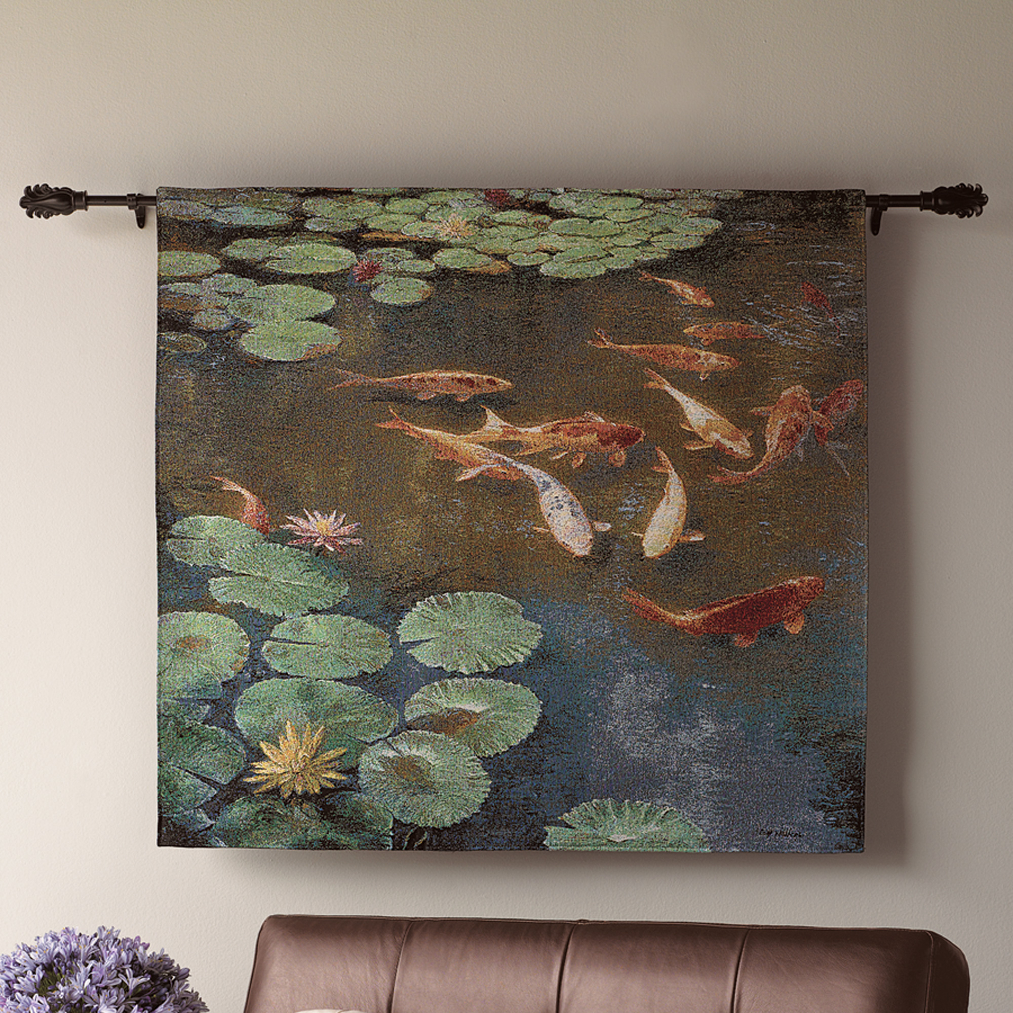 Koi Pond Tapestry
