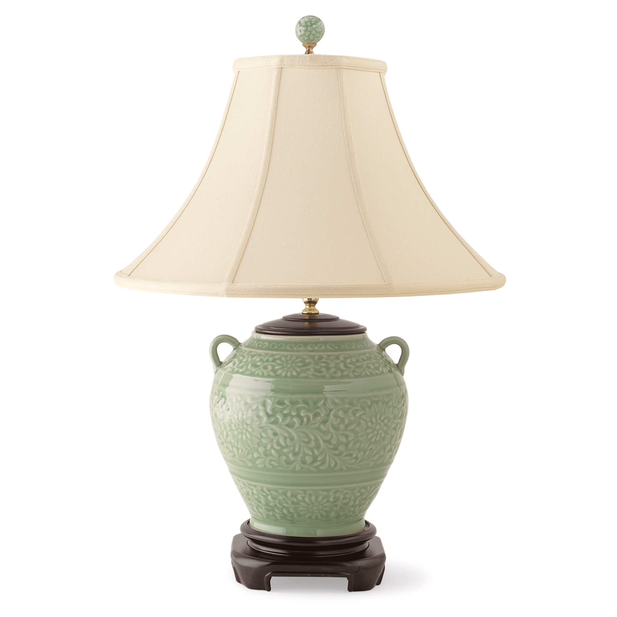 Celadon Urn Lamp ($20 fs)