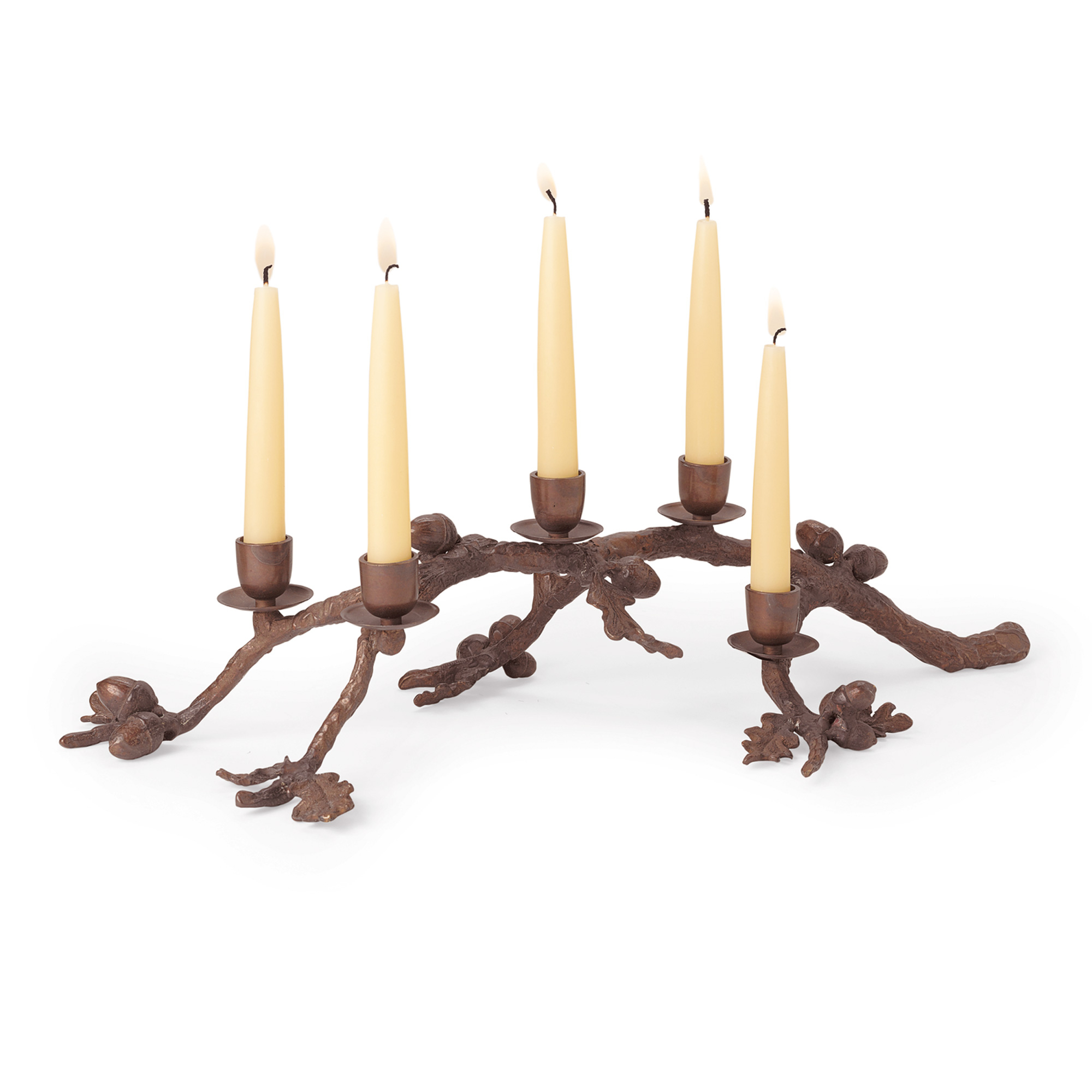 Oak Bough Candleholder