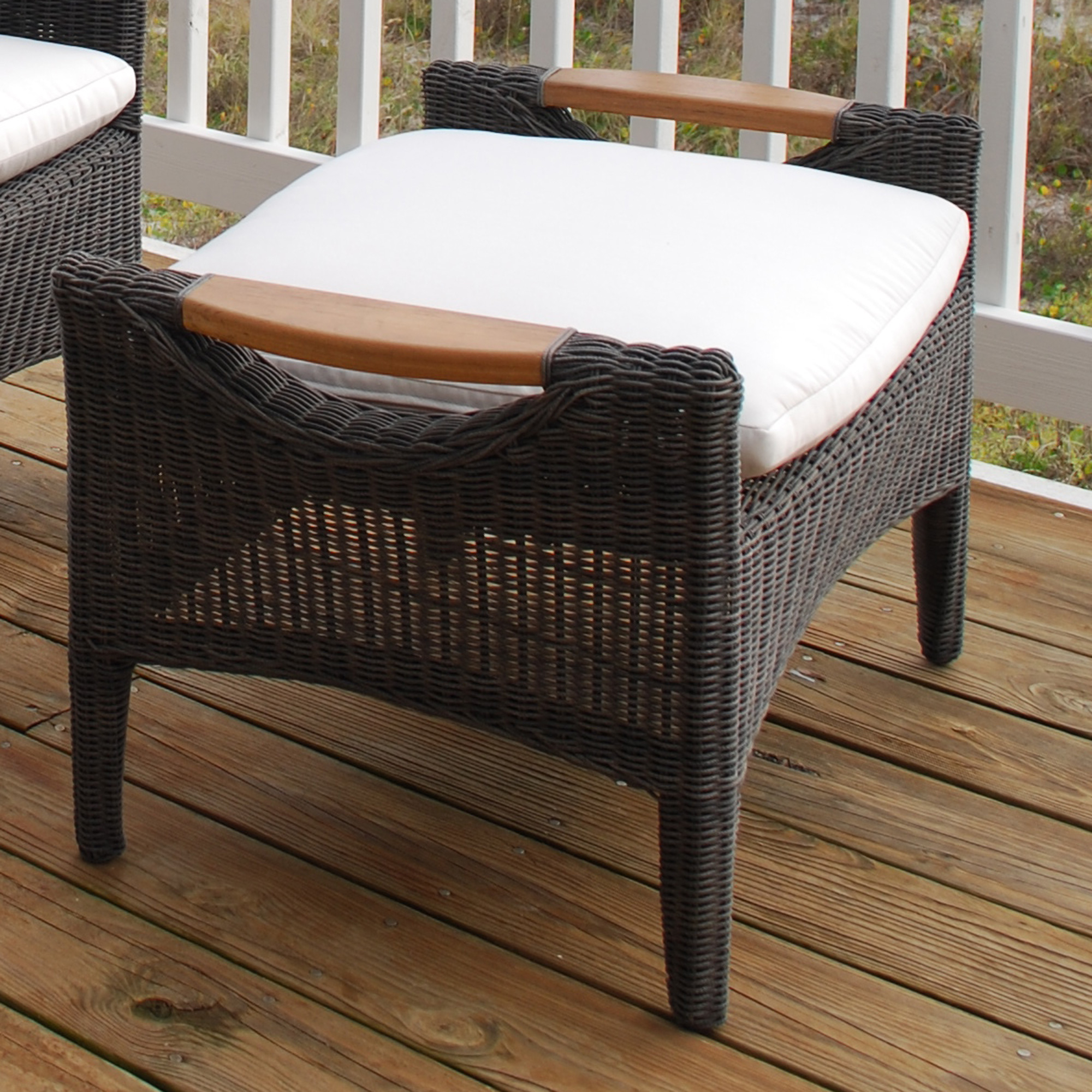 Culebra Club Ottoman, 24L x 31 1/2W x 18H