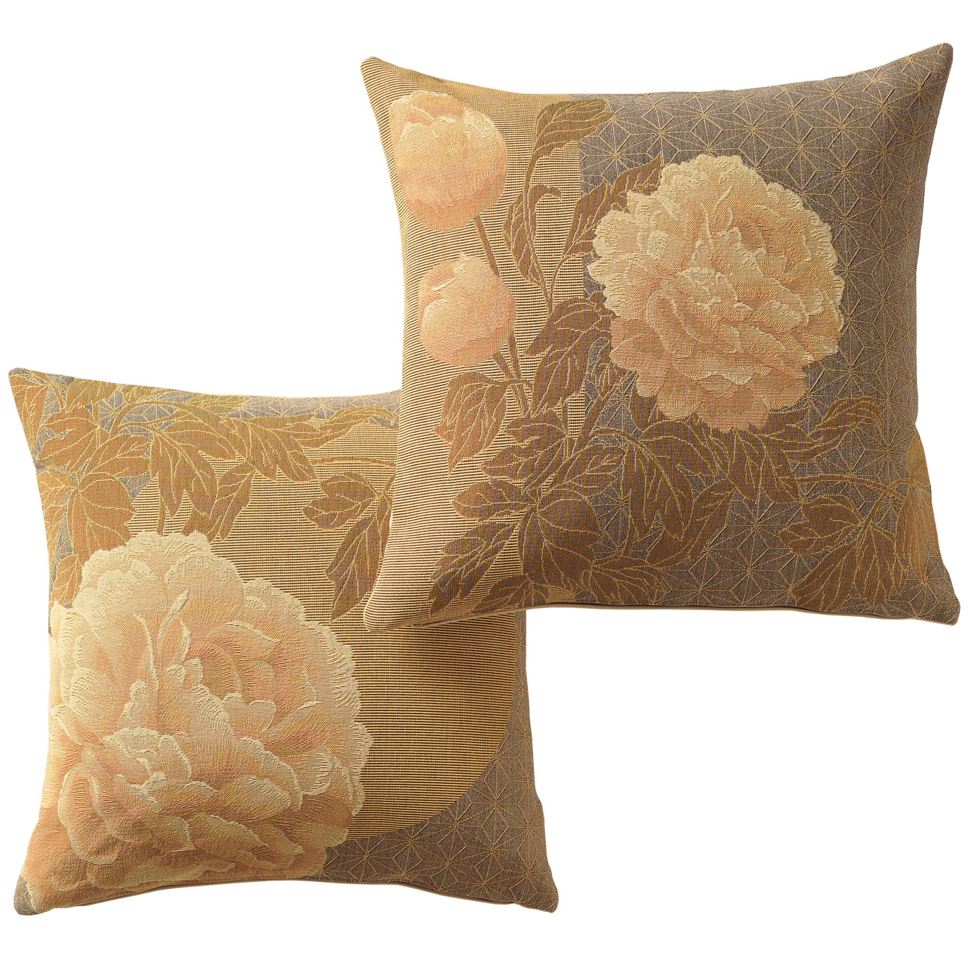 GOLDEN PEONY PILLOW 1