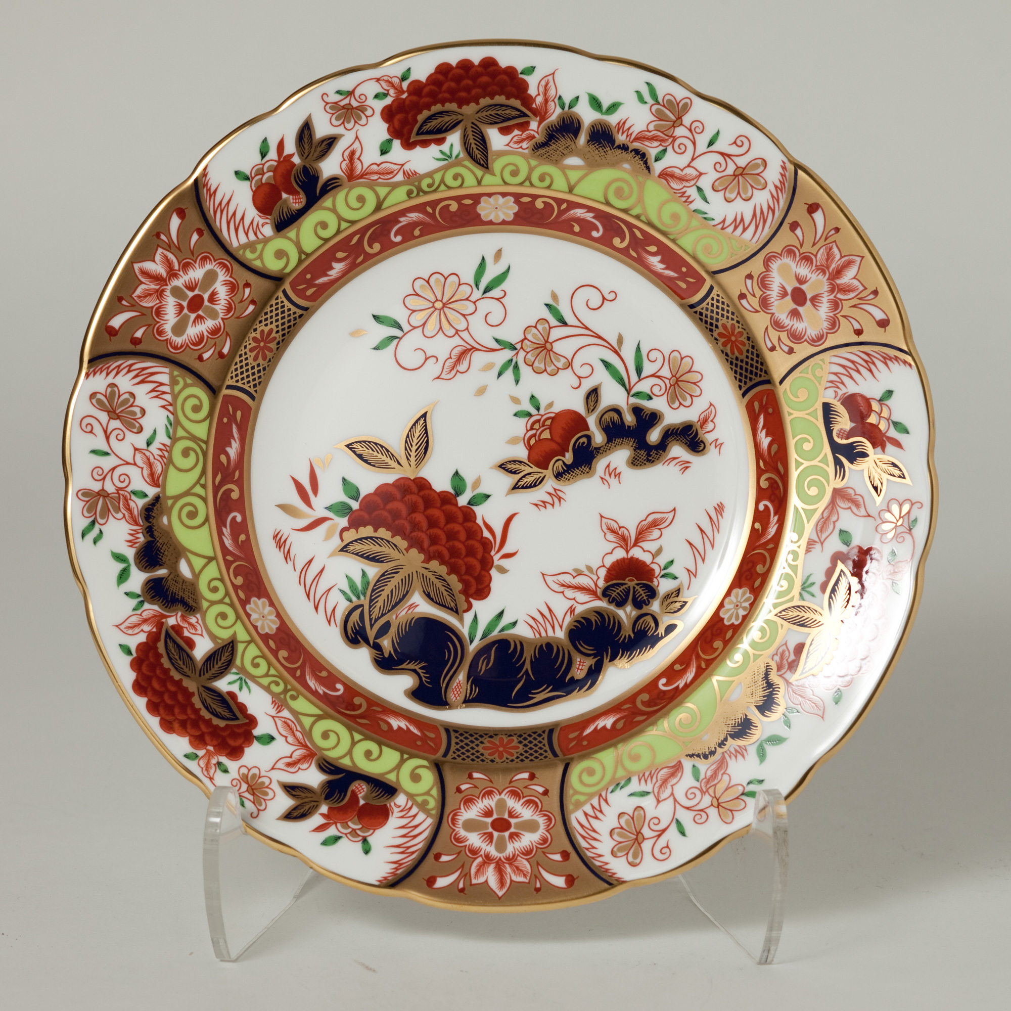 Golden Peony Accent Plate