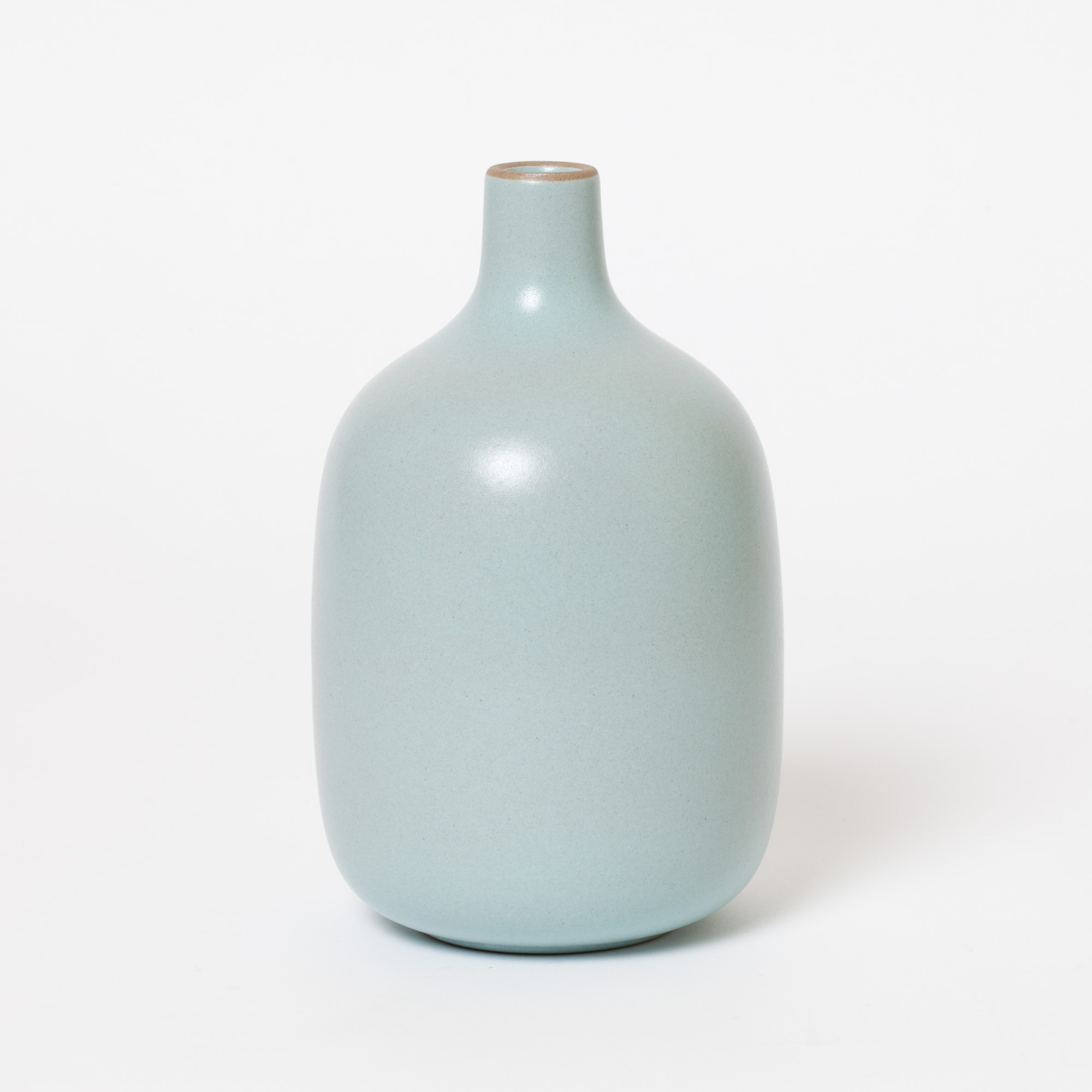 HEATH SINGLE STEM VASE AQUA