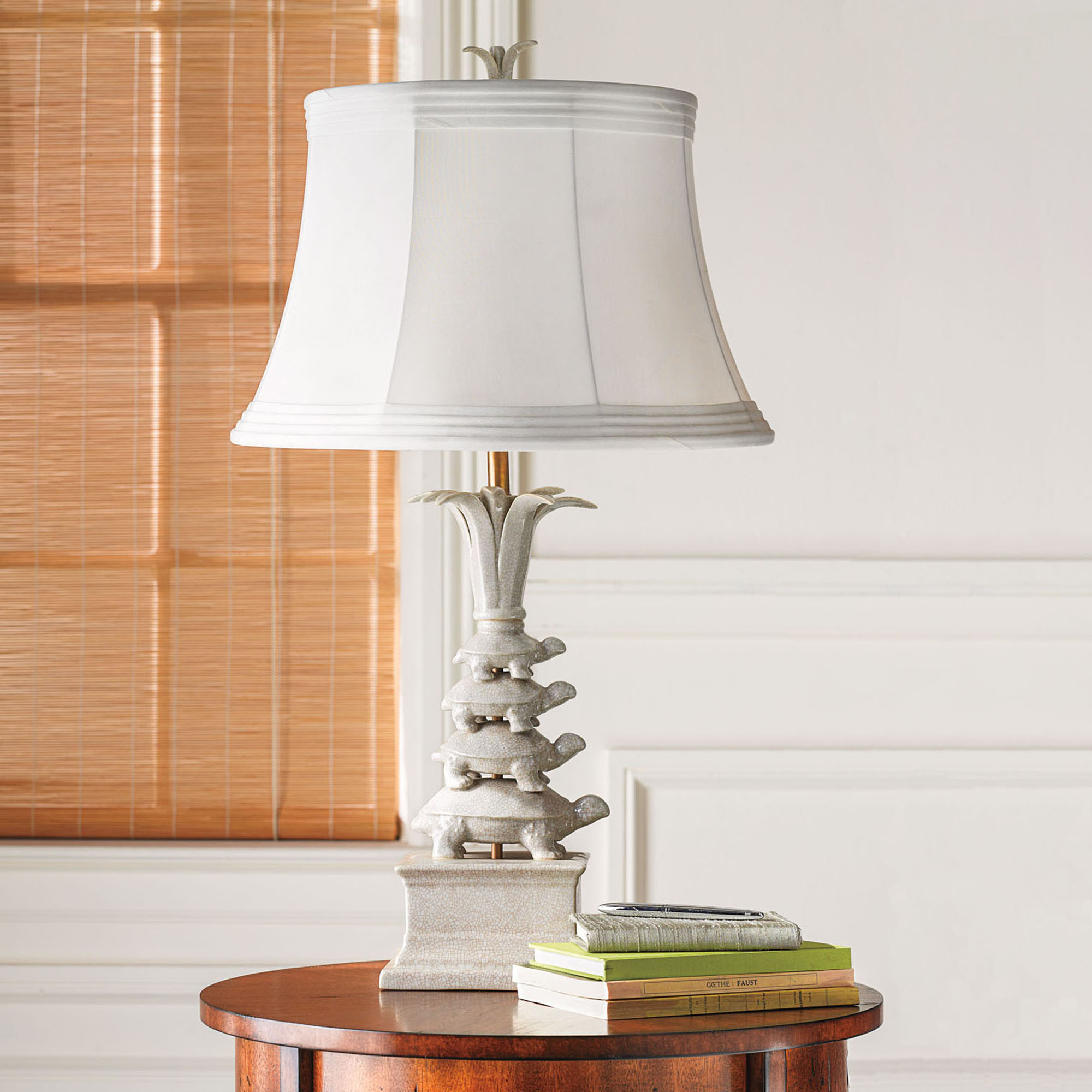 STACKED TURTLE LAMP