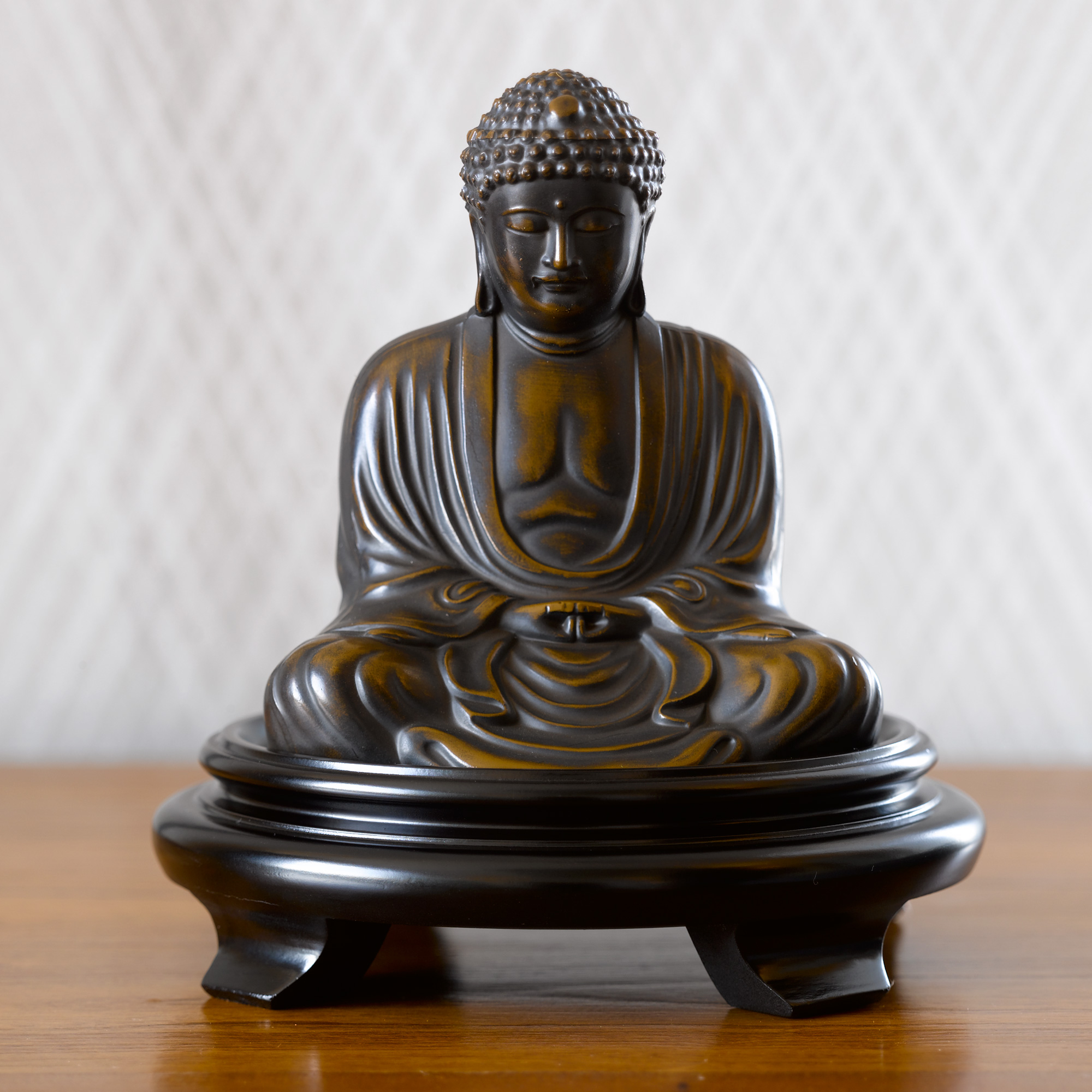ZINC BUDDHA FIGURE 5