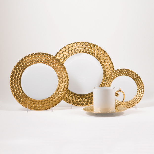 AEGEAN GOLD FIVE PIECE PLACE SETTING