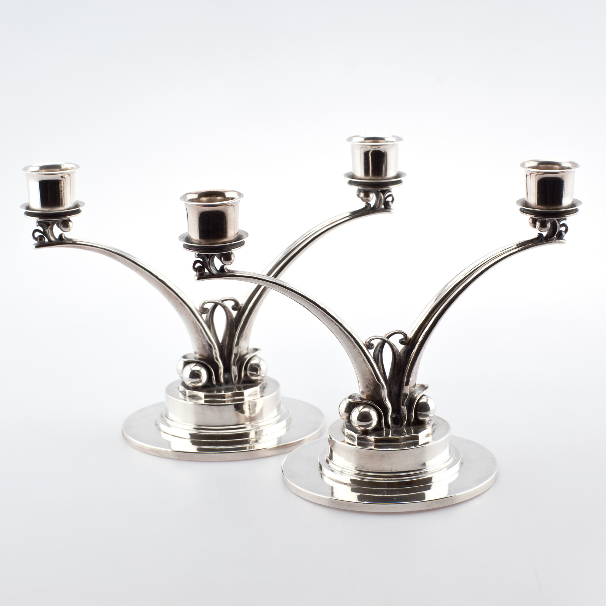 Georg Jensen Candelabra Pair