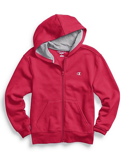 Champion Boys' Fleece Full-Zip Hoodie