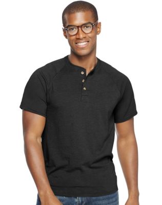 hanes raglan henley
