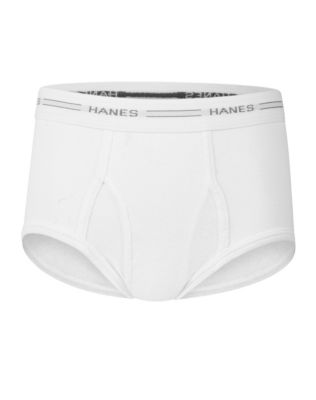 Boys' Hanes Ultimate White Brief with Comfort Flex Waistband 6-Pack-BU252C