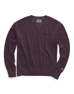 Champion Men s Vintage Dye Fleece Crew Embroidered Logo S3319 549295