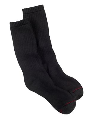 Hanes Men’s Work in Comfort Black Crew Socks 3-Pack