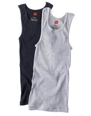Hanes Boy's Dyed Tank Top 4-Pack