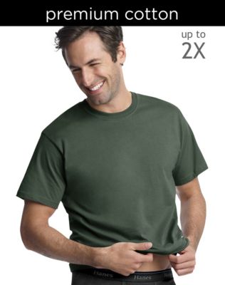 Hanes Classics Men's Traditional Fit Comfort Cool TAGLESS&reg; Crewneck Undershirt