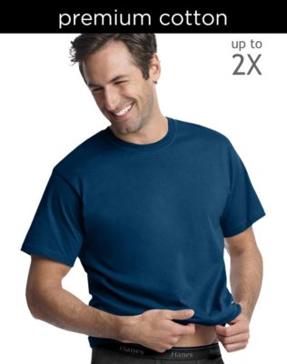 Hanes Classics Men's Traditional Fit Comfort Cool TAGLESS&reg; Crewneck Undershirt