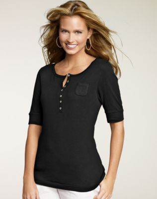 Hanes Signature™ Women’s Featherweight Henley