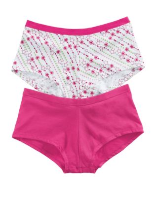 Hanes Girls' ComfortSoft® Boyshort Panties 2-Pack