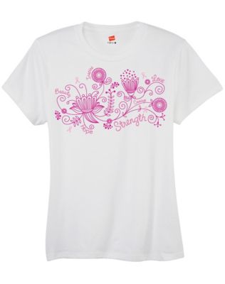 Hanes Pink Beauty in Words Women's T-Shirt