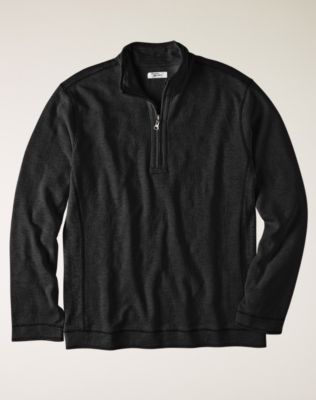 Hanes Signature Men's Waffle Knit 1/4 Zip Pullover