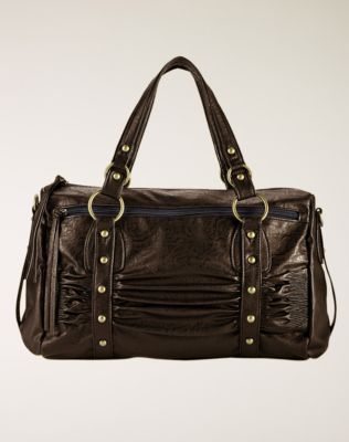 Hanes Signature™ Women's Barrel Satchel Handbag