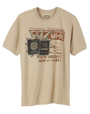 Hanes Men’s Gas & Oil Garage T-Shirt