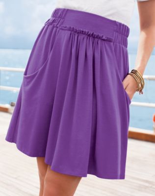 Hanes Signature&reg; Women's Gathered Skirt