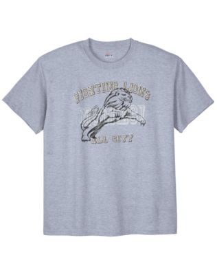 Hanes Men's Fighting Lions Graphic T-Shirt