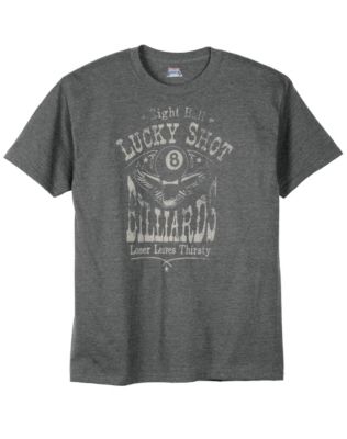 Hanes Men’s Lucky Shot Billiards Graphic T-Shirt
