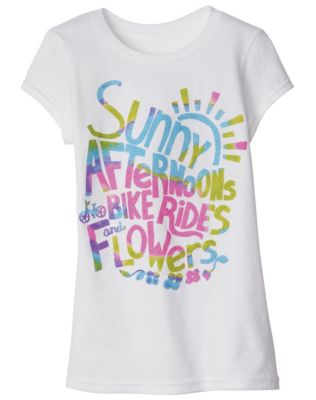 Hanes Girls' Spring Days Graphic T-Shirt