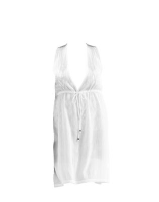 Hanes Women's Sleeveless V-Neck Tie Cover Up