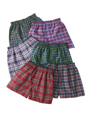 Hanes Classics Boys' Tartan Boxers 3-Pack