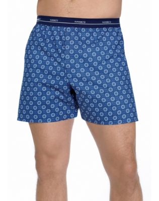 Hanes Men's Printed Woven Boxer with Comfort Flex® Waistband 3-Pack