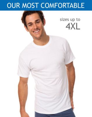 Hanes Classics Men's ComfortSoft&reg; TAGLESS&reg; Crewneck Undershirt 3-Pack